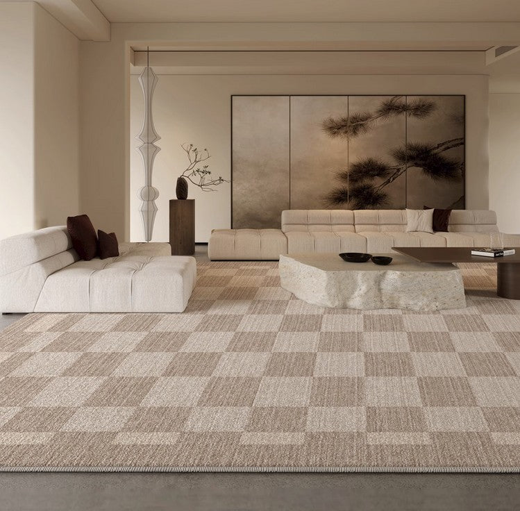 Large Contemporary Floor Carpets, Living Room Modern Area Rugs, Thick Soft Modern Rugs in Bedroom, Dining Room Modern Rugs-ArtWorkCrafts.com
