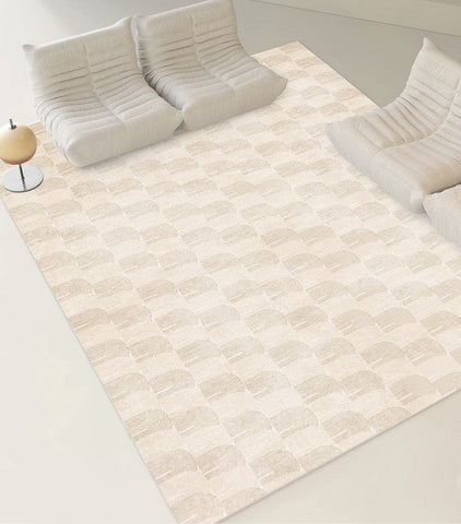 Simple Modern Rug Ideas for Bedroom, Modern Rugs for Dining Room,Large Modern Rugs for Living Room, Abstract Geometric Modern Rugs-ArtWorkCrafts.com