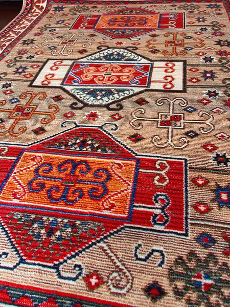 Morocco Area Rugs for Living Room, Persain Rugs for Bedroom, Traditional Colorful Persian Rugs, Vintage Area Rugs for Dining Room-ArtWorkCrafts.com