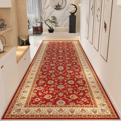 Extra Long Narrow Hallway Runners, Colorful Persian Runner Rugs for Bedside, Non Slip Entrance Runner Rugs, Washable Entryway Runner Rug Ideas, Kitchen Runner Rugs-ArtWorkCrafts.com