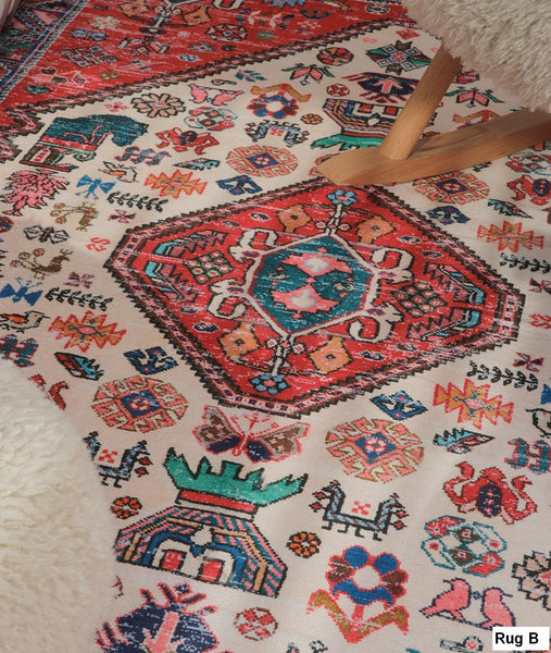 Oversized Area Rugs for Living Room, Extra Large Vintage Persian Rugs, Antique Persian Rug, Vintage Rugs for Bedroom, Persain Rugs for Dining Room-ArtWorkCrafts.com