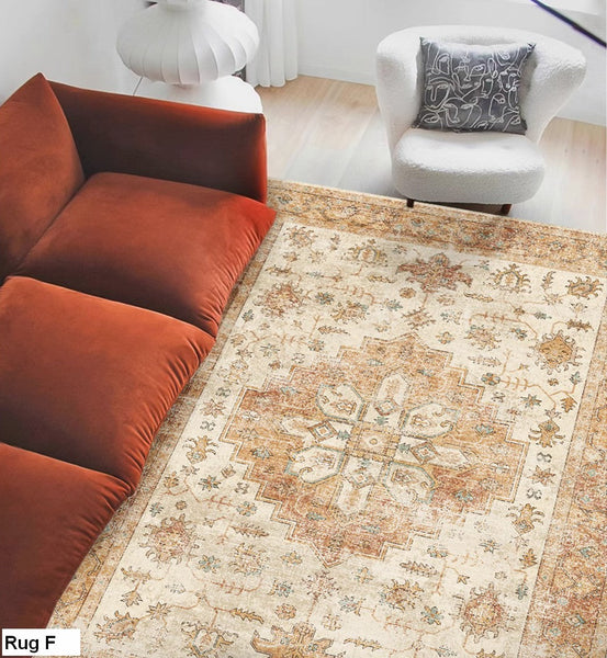 Oversized Area Rugs for Living Room, Extra Large Vintage Persian Rugs, Antique Persian Rug, Vintage Rugs for Bedroom, Persain Rugs for Dining Room-ArtWorkCrafts.com