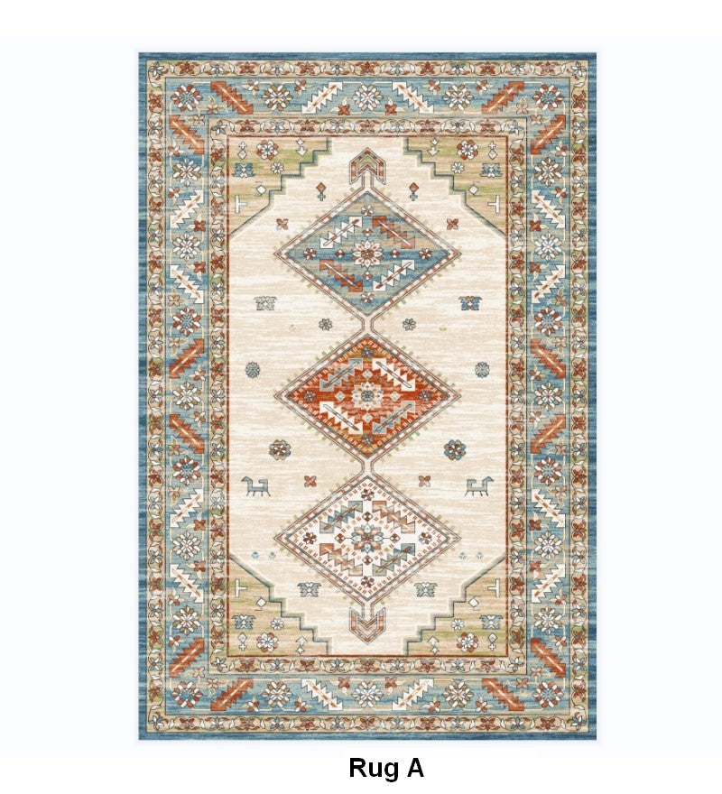 Morocco Area Rugs for Living Room, Traditional Persain Rugs for Bedroom, Traditional Colorful Persian Rugs, Vintage Area Rugs for Dining Room-ArtWorkCrafts.com