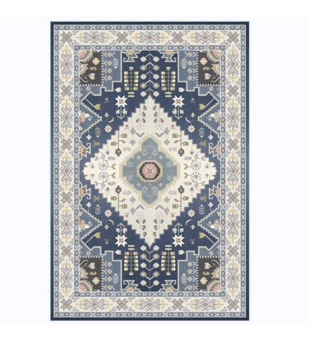 Vintage Area Rugs for Dining Room, Morocco Area Rugs for Living Room, Traditional Persain Rugs for Bedroom, Traditional Colorful Persian Rugs-ArtWorkCrafts.com