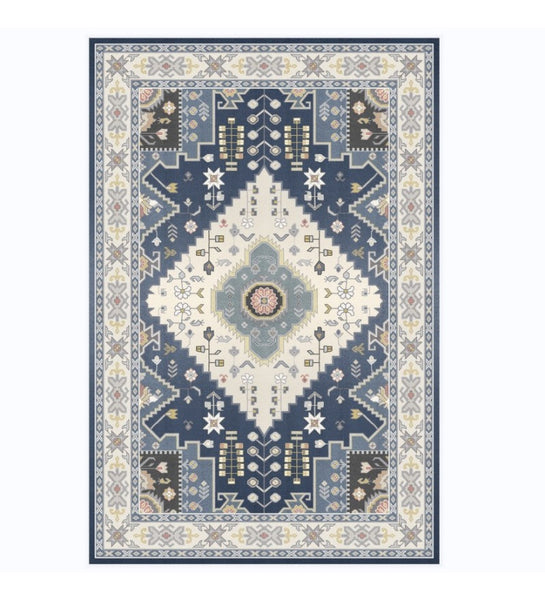 Vintage Area Rugs for Dining Room, Morocco Area Rugs for Living Room, Traditional Persain Rugs for Bedroom, Traditional Colorful Persian Rugs-ArtWorkCrafts.com