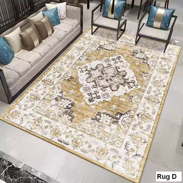 Morocco Area Rugs for Living Room, Traditional Persain Rugs for Bedroom, Traditional Colorful Persian Rugs, Vintage Area Rugs for Dining Room-ArtWorkCrafts.com