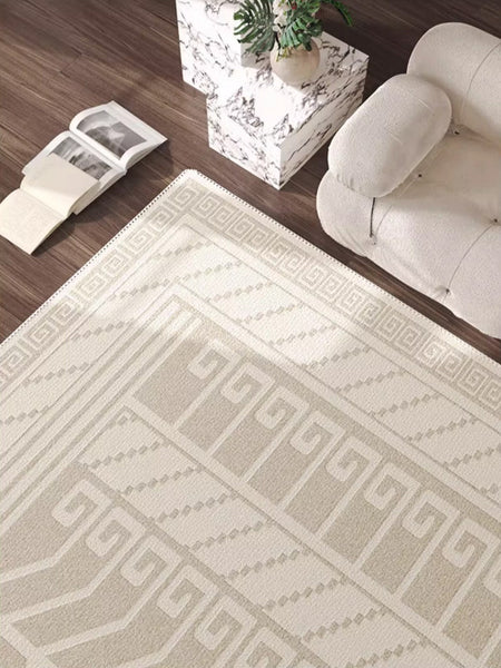 Large Modern Rugs for Living Room, Modern Rugs under Dining Room Table, Modern Carpets for Bedroom, Geometric Contemporary Modern Rugs Next to Bed-ArtWorkCrafts.com