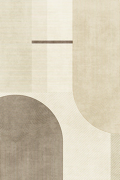 Abstract Contemporary Modern Rugs, Thick Modern Rugs for Living Room, Modern Rugs for Dining Room, Geometric Contemporary Rugs Next to Bed-ArtWorkCrafts.com