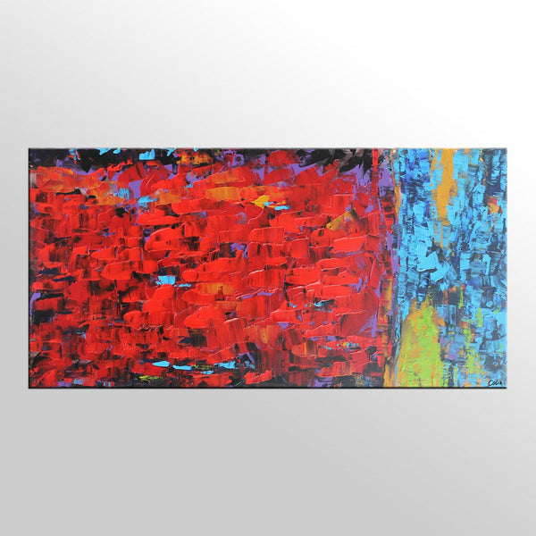 Custom Acrylic Art Painting, Large Canvas Art, Abstract Painting for Sale, Bedroom Canvas Art-ArtWorkCrafts.com