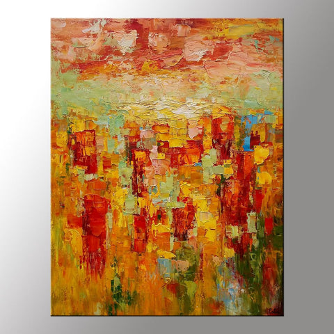 Abstract Acrylic Paintings, Abstract Painting for Living Room, Simple Modern Paintings, Custom Abstract Art Painting-ArtWorkCrafts.com