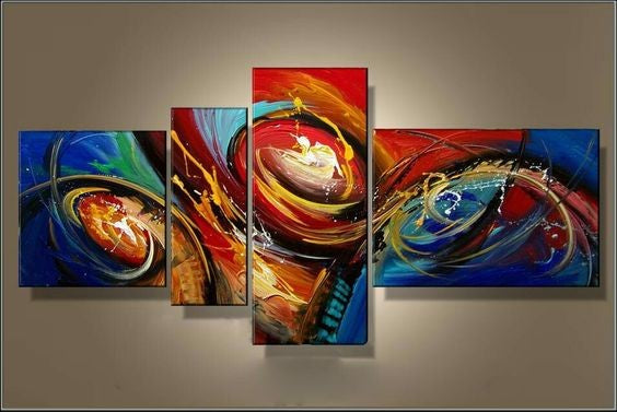 Extra Large Painting for Living Room, Modern Contemporary Art, Simple Abstract Artwork, 72 inch Wall Art, Modern Art on Canvas-ArtWorkCrafts.com