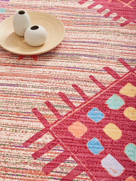 Bedroom Morocco Rugs, Vintage Rugs for Dining Room, Vintage Persian Rugs, Extra Large Traditional Colorful Moroccan Rug, Oversized Area Rugs for Living Room-ArtWorkCrafts.com