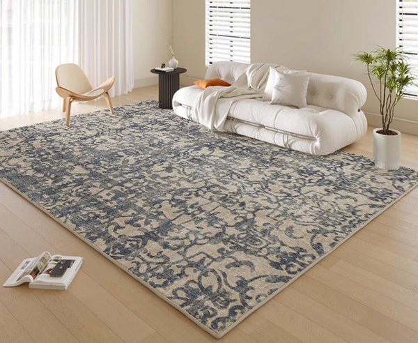 Modern Rugs for Interior Design, Thick Soft Rugs for Living Room, French Style Modern Rugs for Bedroom, Contemporary Modern Rugs under Dining Room Table-ArtWorkCrafts.com