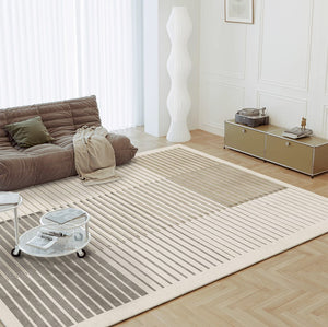 Large Floor Carpets for Dining Room, Living Room Modern Rugs, Modern Living Room Rug Placement Ideas, Soft Contemporary Rugs for Bedroom-ArtWorkCrafts.com