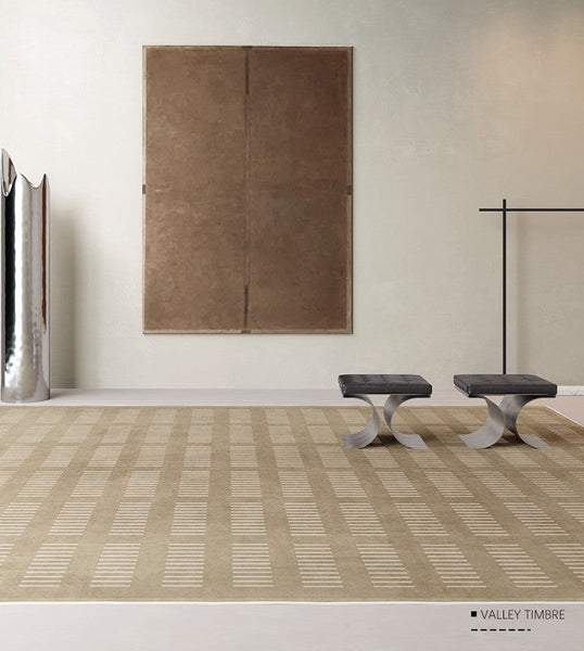 Modern Living Room Rug Placement Ideas, Thick Soft Floor Carpets for Living Room, Dining Room Modern Rugs, Soft Contemporary Rugs for Bedroom-ArtWorkCrafts.com