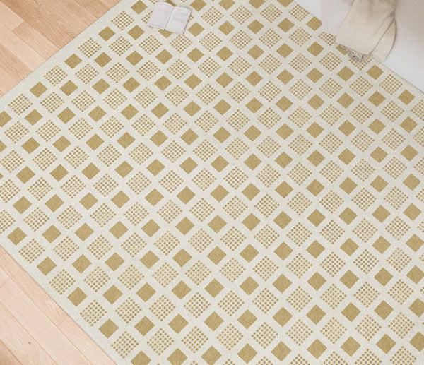 Dining Room Modern Floor Carpets, Modern Rug Ideas for Bedroom, Chequer Modern Rugs for Living Room, Contemporary Soft Rugs Next to Bed-ArtWorkCrafts.com