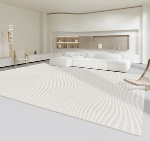 Thick Modern Rugs for Living Room, Soft Floor Carpets under Dining Room Table, Modern Rugs for Dining Room, Abstract Geometric Modern Rugs-ArtWorkCrafts.com