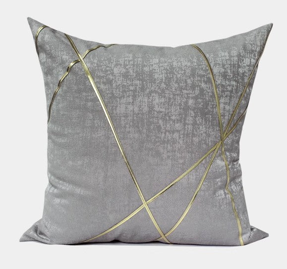 Decorative Modern Pillows for Couch, Modern Pillows for Living Room, Grey Modern Sofa Pillows Covers, Modern Sofa Cushion-ArtWorkCrafts.com