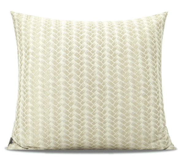 Golden Color Throw Pillow for Interior Design, Modern Decorative Throw Pillows, Modern Sofa Pillows, Contemporary Square Modern Throw Pillows for Couch-ArtWorkCrafts.com