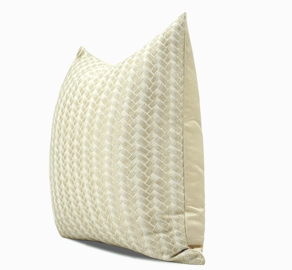 Golden Color Throw Pillow for Interior Design, Modern Decorative Throw Pillows, Modern Sofa Pillows, Contemporary Square Modern Throw Pillows for Couch-ArtWorkCrafts.com