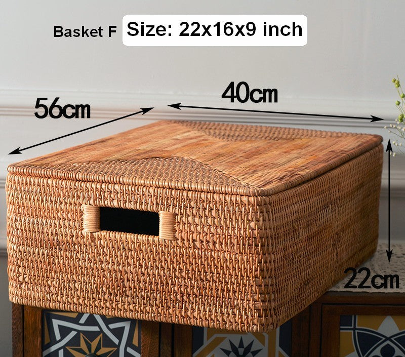 Storage Basket for Shelves, Large Rectangular Storage Basket, Storage –