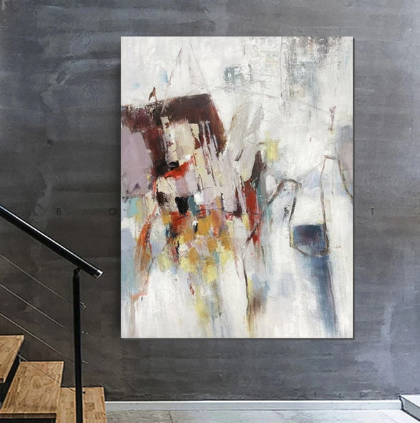 Canvas Painting for Living Room, Simple Modern Art, Extra Large Wall Art Painting, Modern Contemporary Abstract Artwork, Large Paintings for Sale-ArtWorkCrafts.com