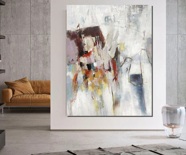 Canvas Painting for Living Room, Simple Modern Art, Extra Large Wall Art Painting, Modern Contemporary Abstract Artwork, Large Paintings for Sale-ArtWorkCrafts.com