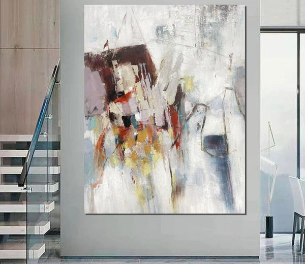 Canvas Painting for Living Room, Simple Modern Art, Extra Large Wall Art Painting, Modern Contemporary Abstract Artwork, Large Paintings for Sale-ArtWorkCrafts.com