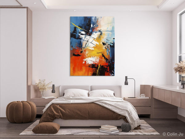 Paintings for Living Room, Abstract Acrylic Painting, Abstract Painting Ideas for Bedroom, Original Abstract Canvas Paintings, Hand Painted Wall Painting-ArtWorkCrafts.com