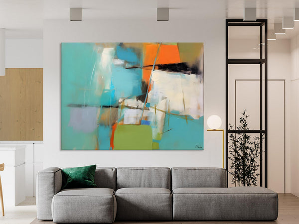 Large Wall Art Painting for Living Room, Contemporary Acrylic Painting on Canvas, Original Canvas Art, Modern Abstract Wall Paintings-ArtWorkCrafts.com