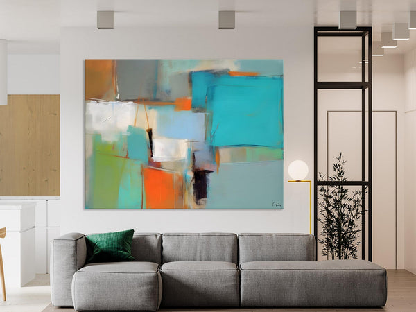 Simple Abstract Art, Large Wall Art Painting for Bedroom, Contemporary Acrylic Painting on Canvas, Original Canvas Art, Modern Wall Paintings-ArtWorkCrafts.com