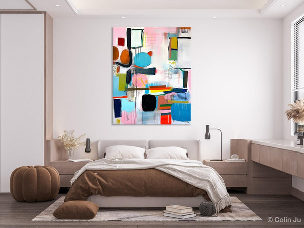 Original Acrylic Wall Art, Oversized Contemporary Acrylic Paintings, Abstract Canvas Paintings, Extra Large Canvas Painting for Living Room-ArtWorkCrafts.com