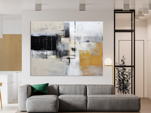 Modern Abstract Art Paintings, Extra Large Canvas Painting for Bedroom, Original Canvas Wall Art, Oversized Contemporary Acrylic Paintings-ArtWorkCrafts.com