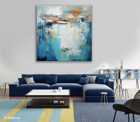 Large Abstract Painting for Bedroom, Original Modern Wall Art Paintings, Contemporary Canvas Art, Modern Acrylic Artwork, Buy Art Online-ArtWorkCrafts.com