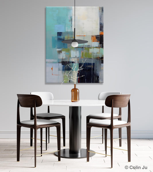 Canvas Paintings for Dining Room, Extra Large Modern Wall Art, Acrylic Painting on Canvas, Contemporary Painting, Original Abstract Painting-ArtWorkCrafts.com