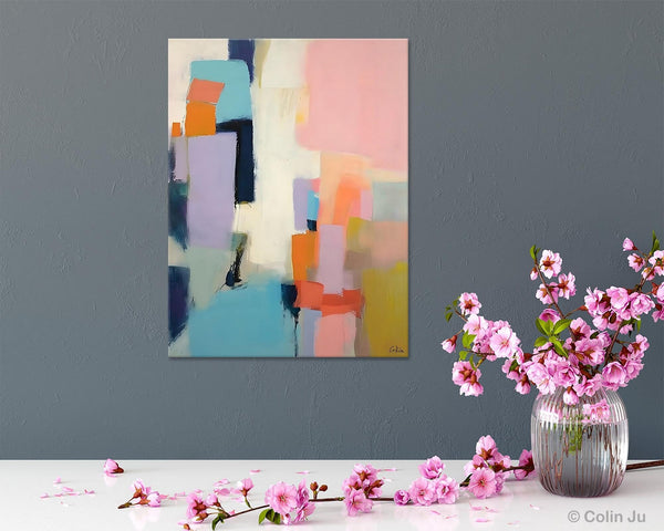 Contemporary Painting on Canvas, Large Wall Art Paintings, Simple Modern Art, Original Abstract Wall Art for sale, Simple Abstract Paintings-ArtWorkCrafts.com