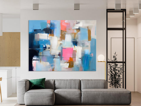 Large Wall Art Paintings, Simple Canvas Art, Contemporary Painting on Canvas, Original Canvas Wall Art for sale, Simple Abstract Paintings-ArtWorkCrafts.com