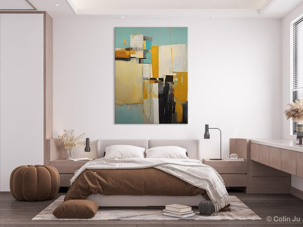 Oversized Abstract Wall Art Paintings, Original Modern Artwork, Large Wall Art Painting for Bedroom, Contemporary Acrylic Painting on Canvas-ArtWorkCrafts.com