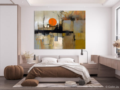 Large Wall Art Ideas for Living Room, Hand Painted Canvas Art, Oversized Canvas Paintings, Original Abstract Art, Contemporary Acrylic Art-ArtWorkCrafts.com