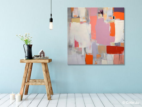 Modern Acrylic Paintings, Original Modern Paintings, Contemporary Canvas Art for Living Room, Extra Large Abstract Paintings on Canvas-ArtWorkCrafts.com