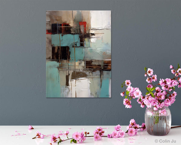 Original Canvas Art, Contemporary Acrylic Painting on Canvas, Large Wall Art Painting for Bedroom, Oversized Modern Abstract Wall Paintings-ArtWorkCrafts.com