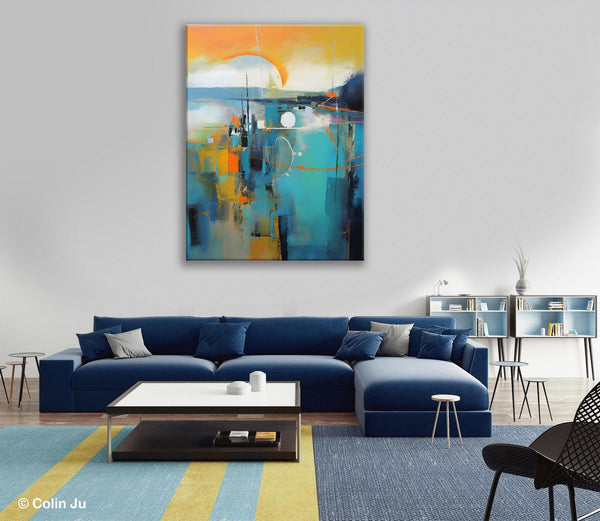 Extra Large Modern Canvas Art for Bedroom, Original Art Paintings, Large Paintings for Sale, Hand Painted Canvas Art, Acrylic Art on Canvas-ArtWorkCrafts.com