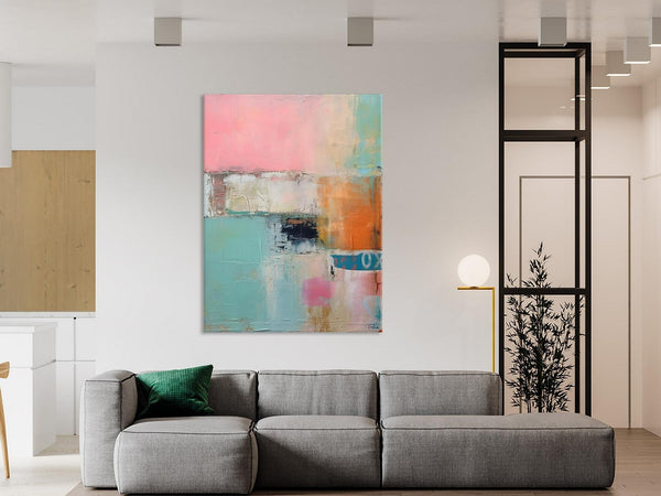 Canvas Paintings for Dining Room, Oversized Modern Wall Art, Acrylic Painting on Canvas, Contemporary Paintings, Original Abstract Paintings-ArtWorkCrafts.com