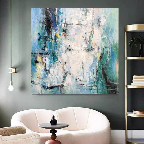 Large Paintings for Living Room, Hand Painted Acrylic Painting, Bedroom Wall Painting, Modern Contemporary Art, Modern Paintings for Dining Room-ArtWorkCrafts.com